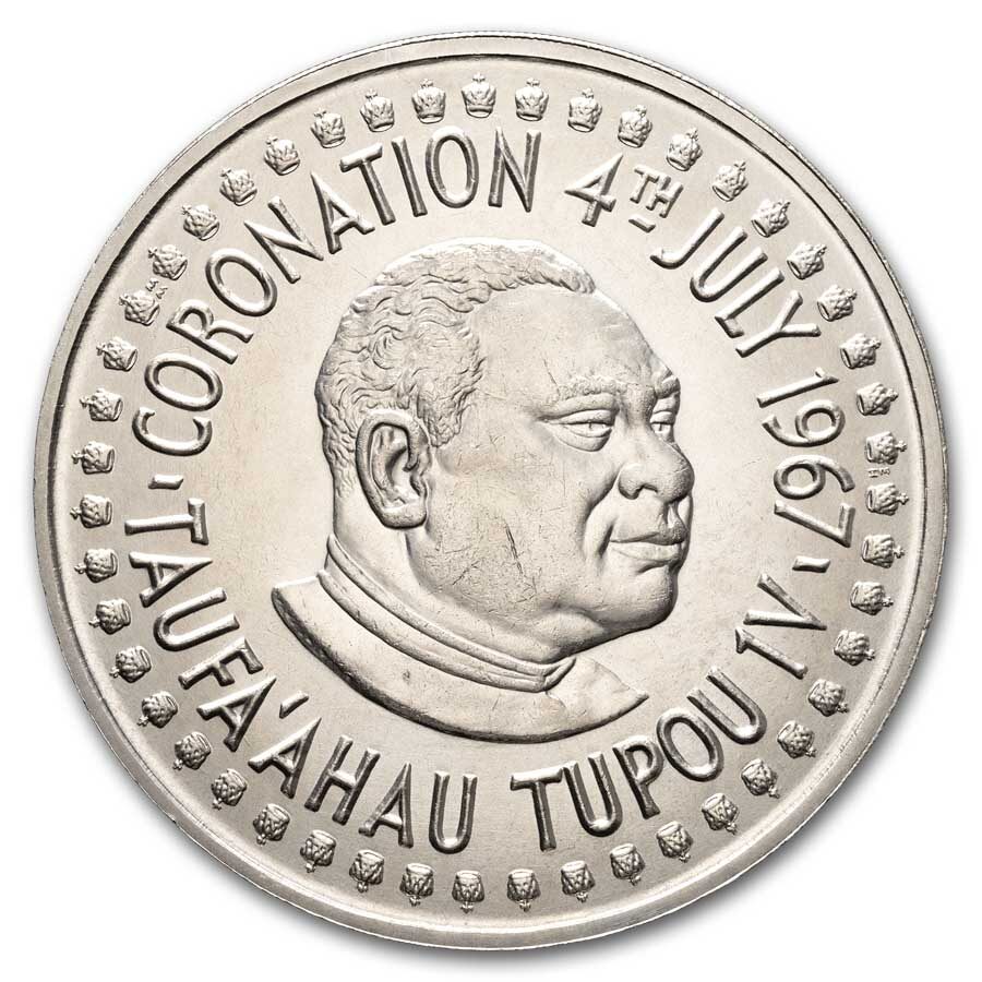1967 Tonga 2 Pa'anga Taufa'ahau Toupou IV BU