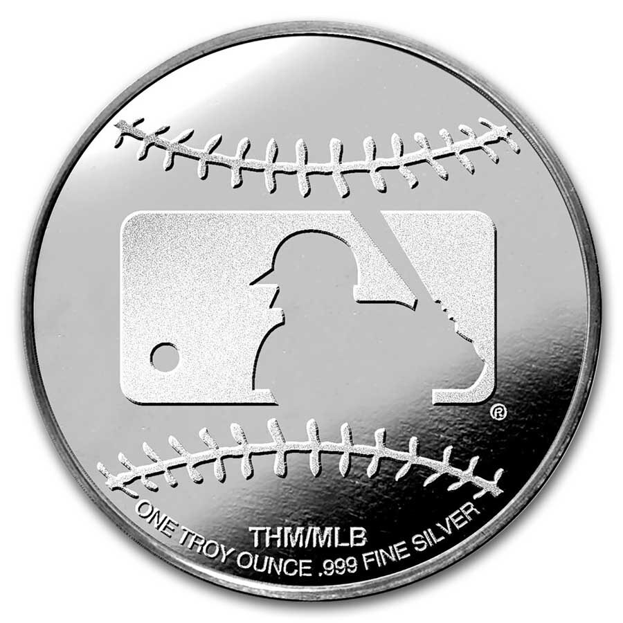 MLB Texas Rangers 1 oz Silver Round (w/Box)