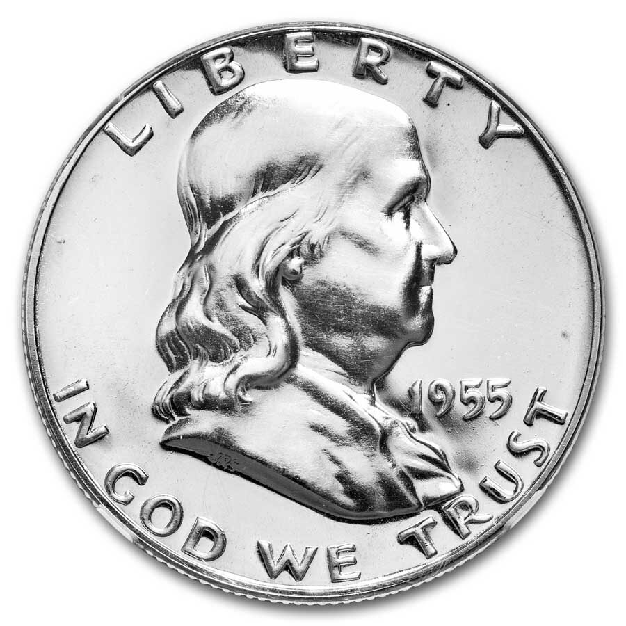 1955 Franklin Half Dollar PF-67 NGC