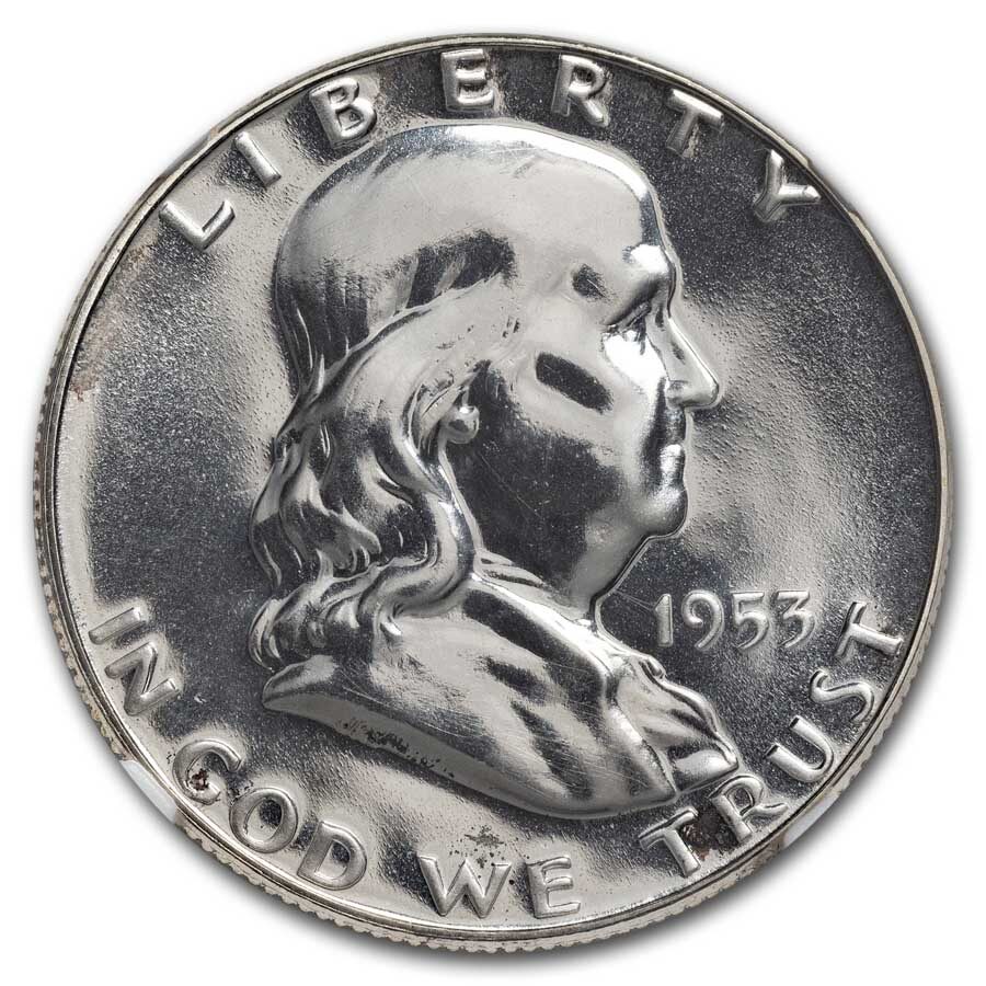 1953 Franklin Half Dollar PF-66 NGC