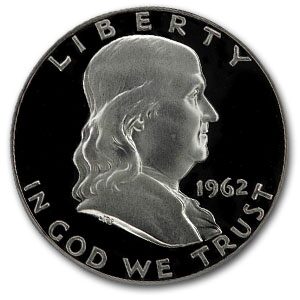 1962 Franklin Half Dollar PR-67 DEEP CAMEO PCGS