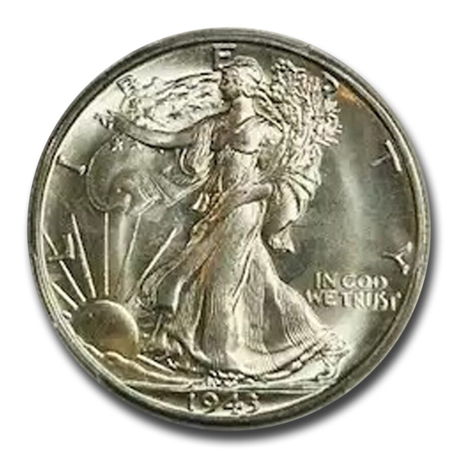 1943-D Walking Liberty Half Dollar MS-66 PCGS