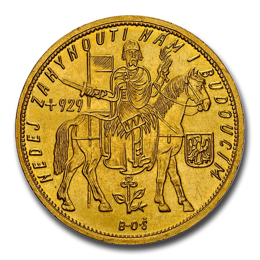 1933 Czechoslovakia Gold 10 Ducats MS-62 NGC
