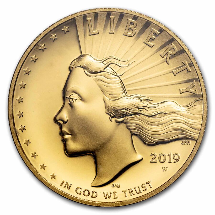 2019-W HR American Liberty Gold SP-70 PCGS