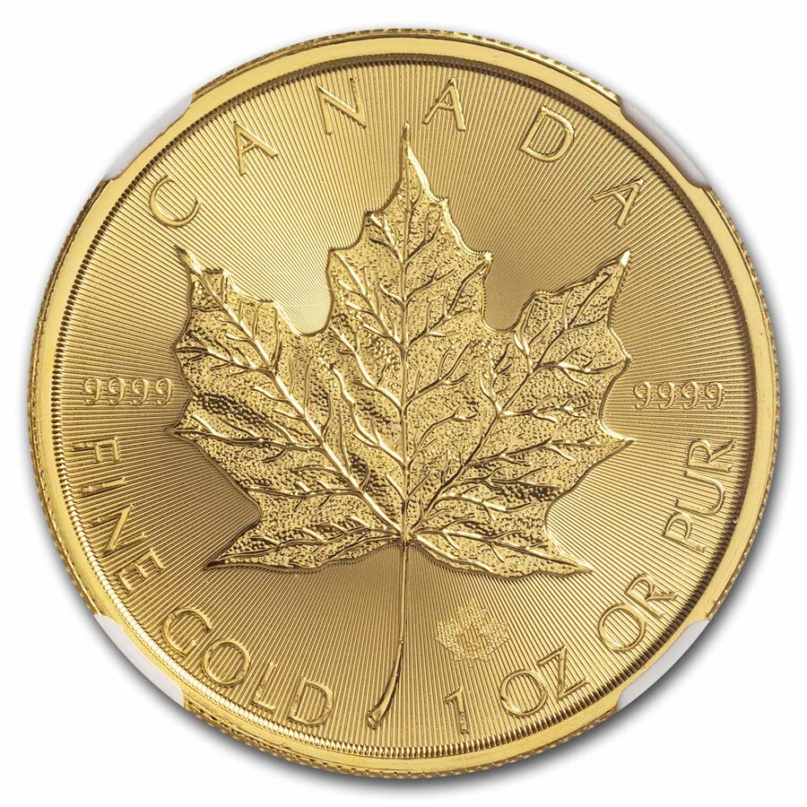 2025 Canada 1 oz Gold Maple Leaf Gem BU NGC Early Release