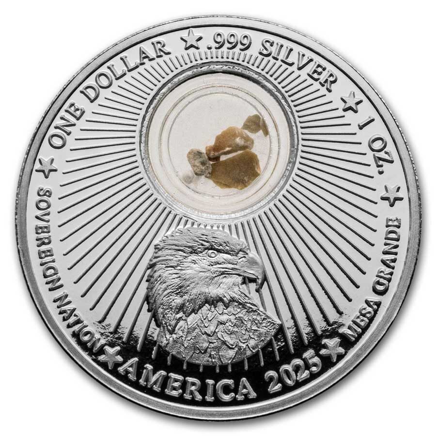 2025 Niue 1 oz Silver $2 In the Footsteps of Jesus Ascension