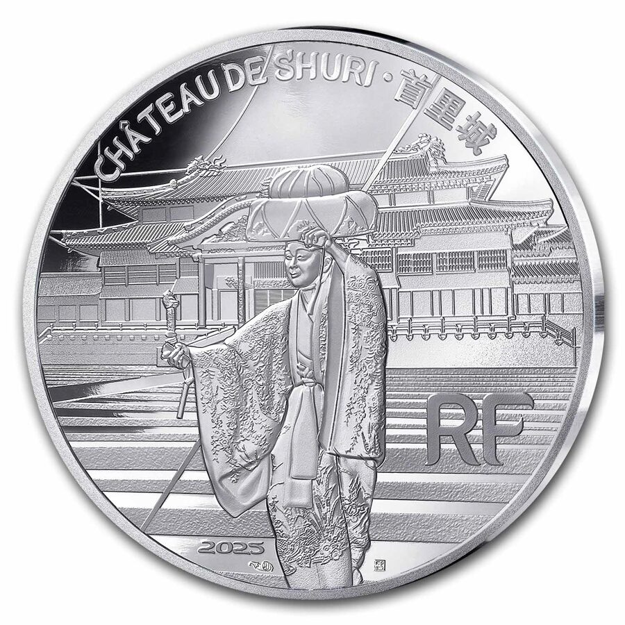 2025 France €10 Silver Proof UNESCO (Shuri Castle)