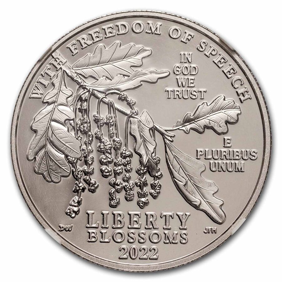 2022-W 1 oz Proof Platinum Eagle PF-70 NGC (Moy)