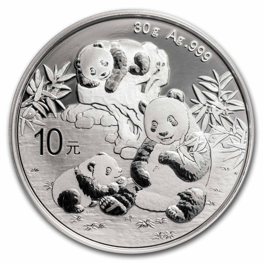 2025 China 30 gram Silver Panda MS-69 PCGS (FS, Yin-Yang)