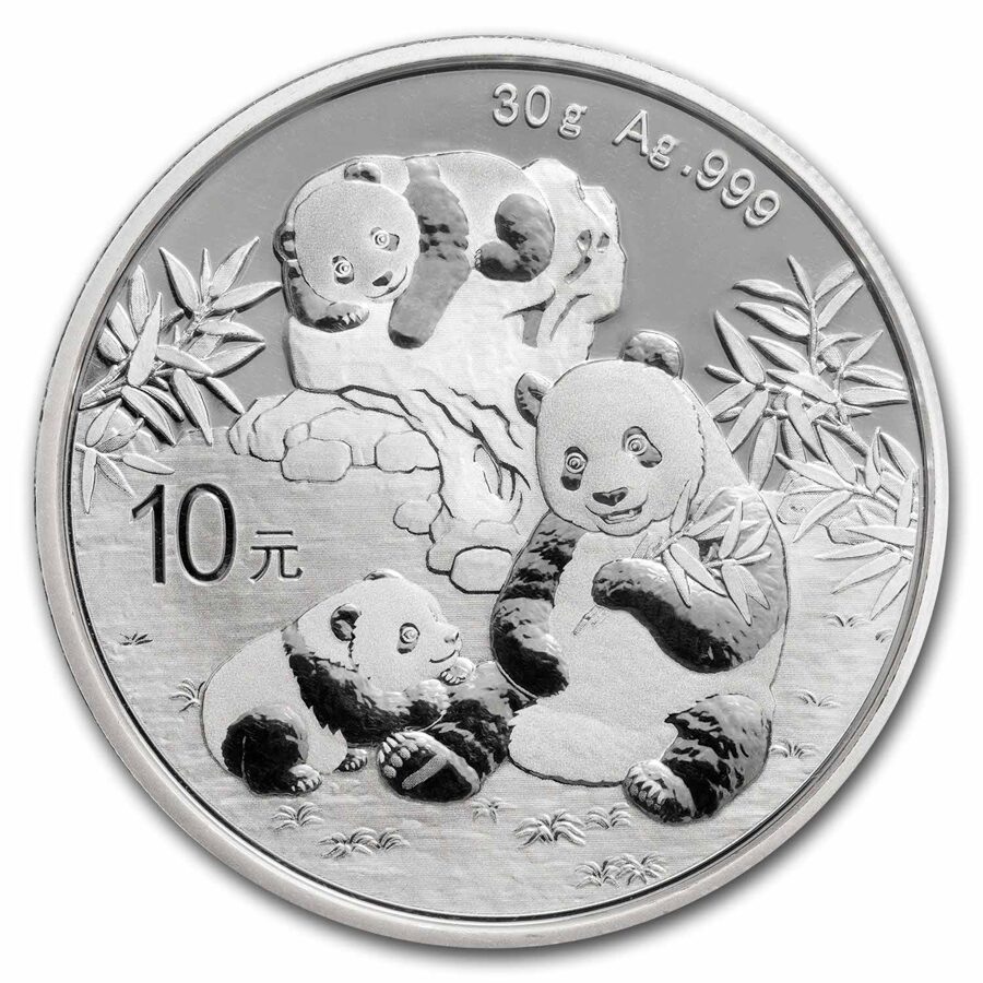 2025 China 30 gram Silver Panda MS-69 PCGS (FDI, Flag Label)