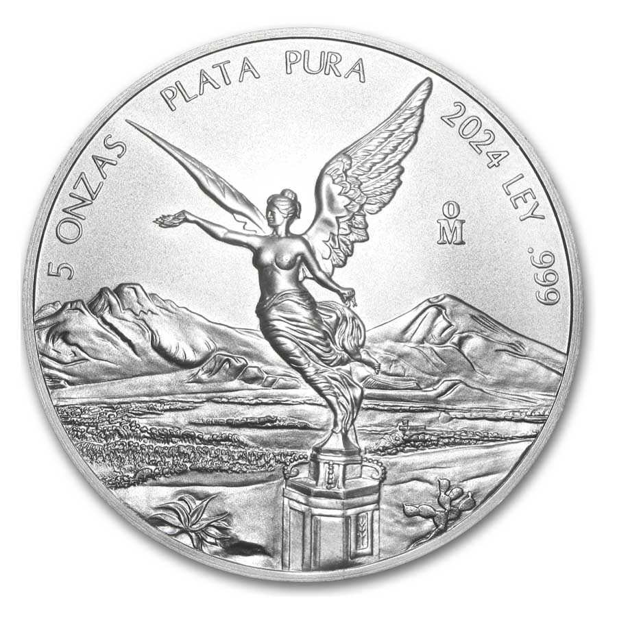 2024 Mexico 5 oz Silver Libertad Proof PR-70 PCGS (FS)