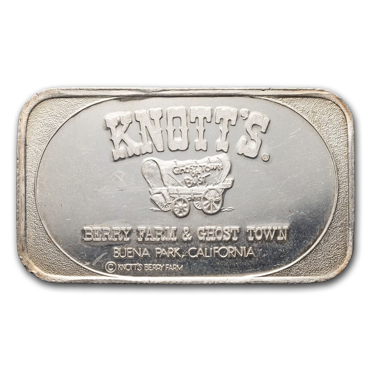 1 oz Silver Art Bar - Vintage Knott's Berry Farm (Random Motif)