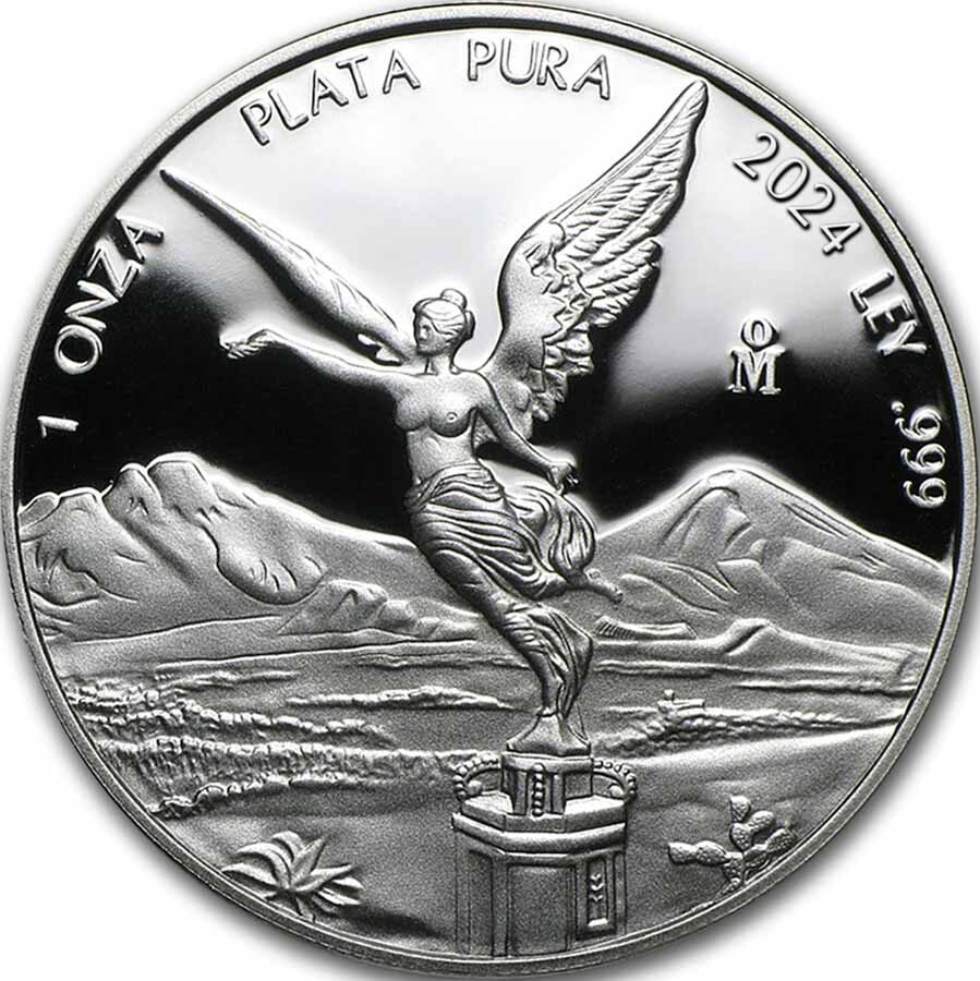 2024 Mexico 1 oz Silver Libertad PR-70 PCGS (FDI, Green Label)