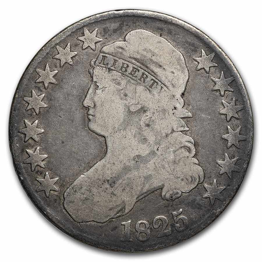 1825 Bust Half Dollar VG