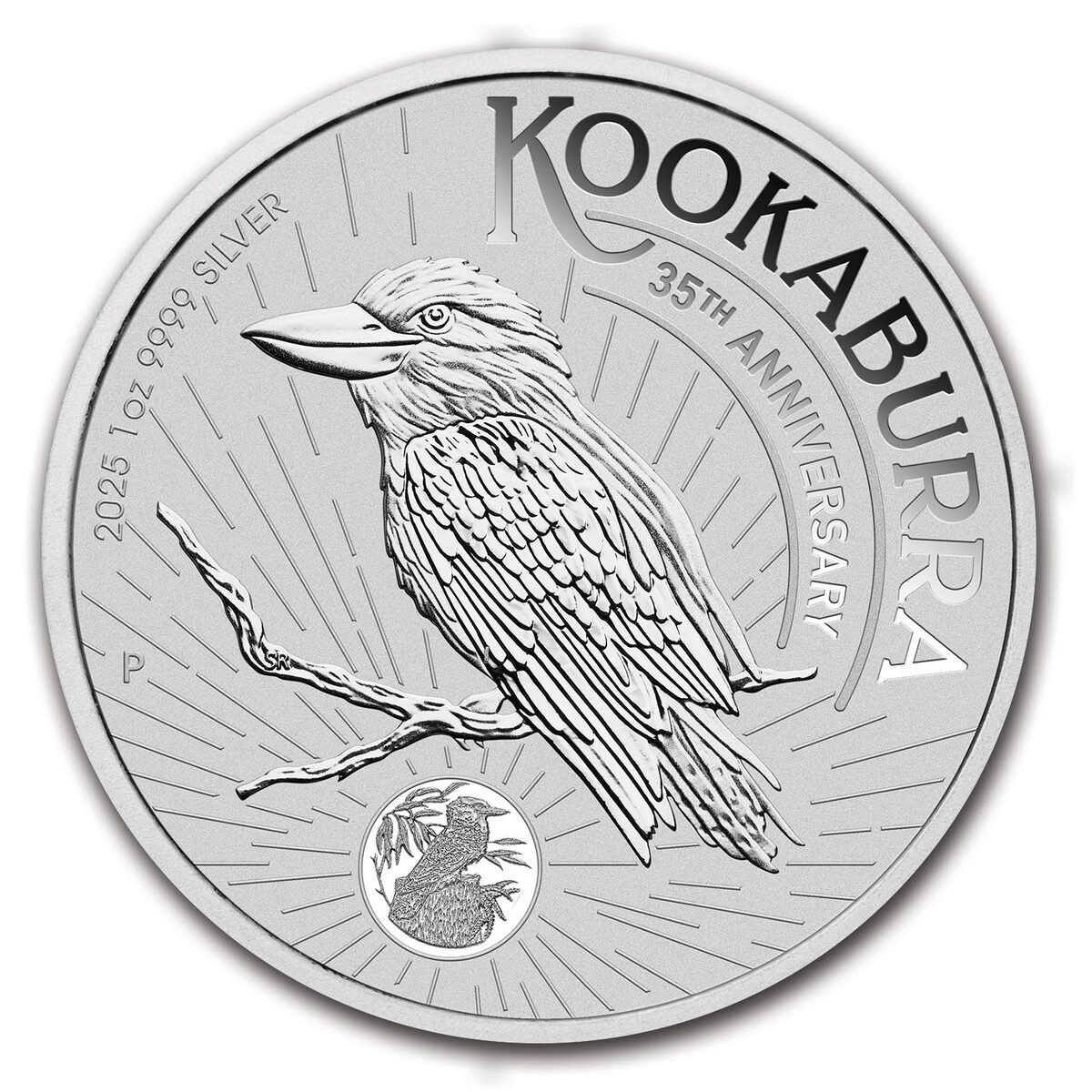 2025 Australia 1 oz Silver Kookaburra MS-70 PCGS (FS, Kook Label)