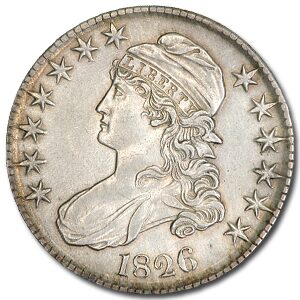 1826 Bust Half Dollar AU