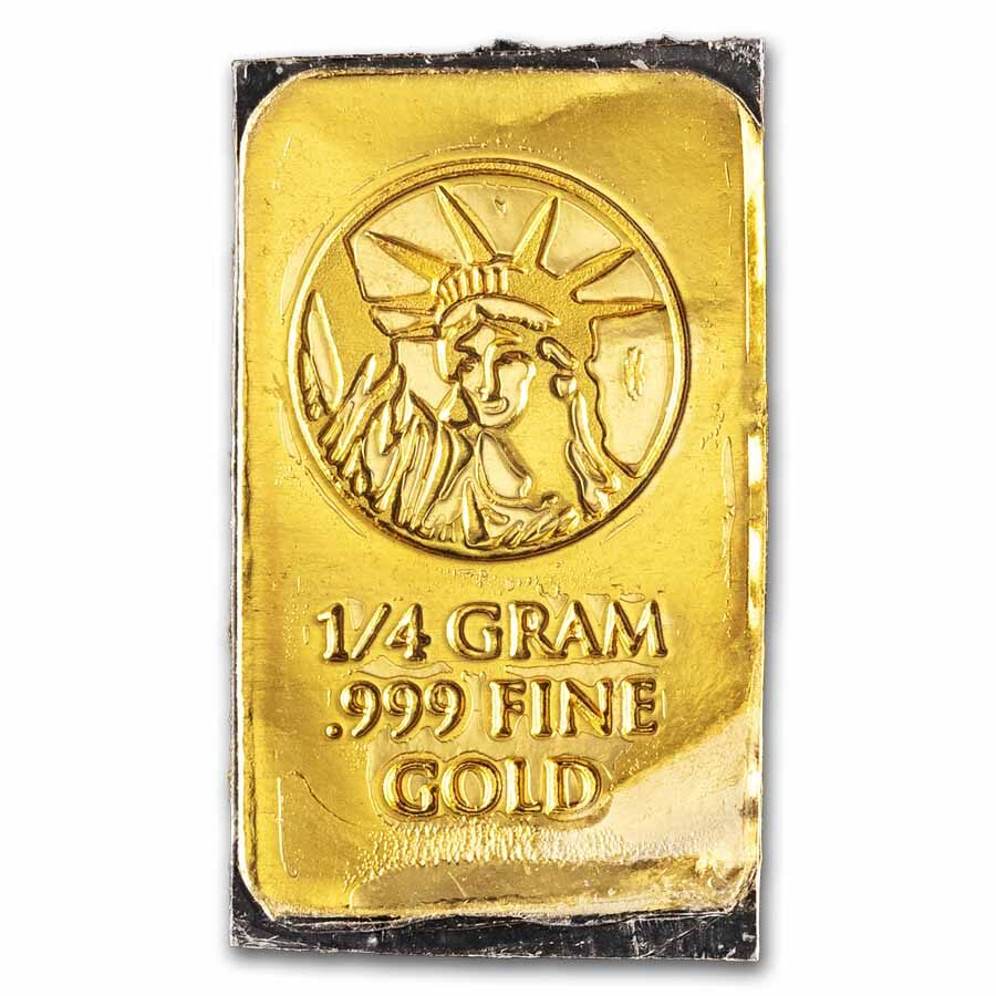 1/4 gram Gold Bar - Secondary Market