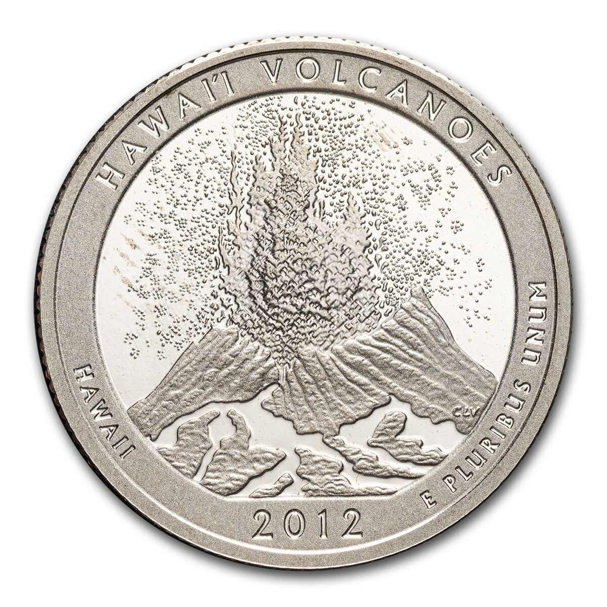 2012-S Quarter ATB Hawai'i Volcanoes National Park Proof (Silver)