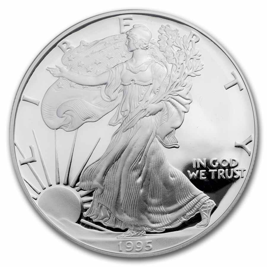 1995-P Proof American Silver Eagle PF-69 NGC