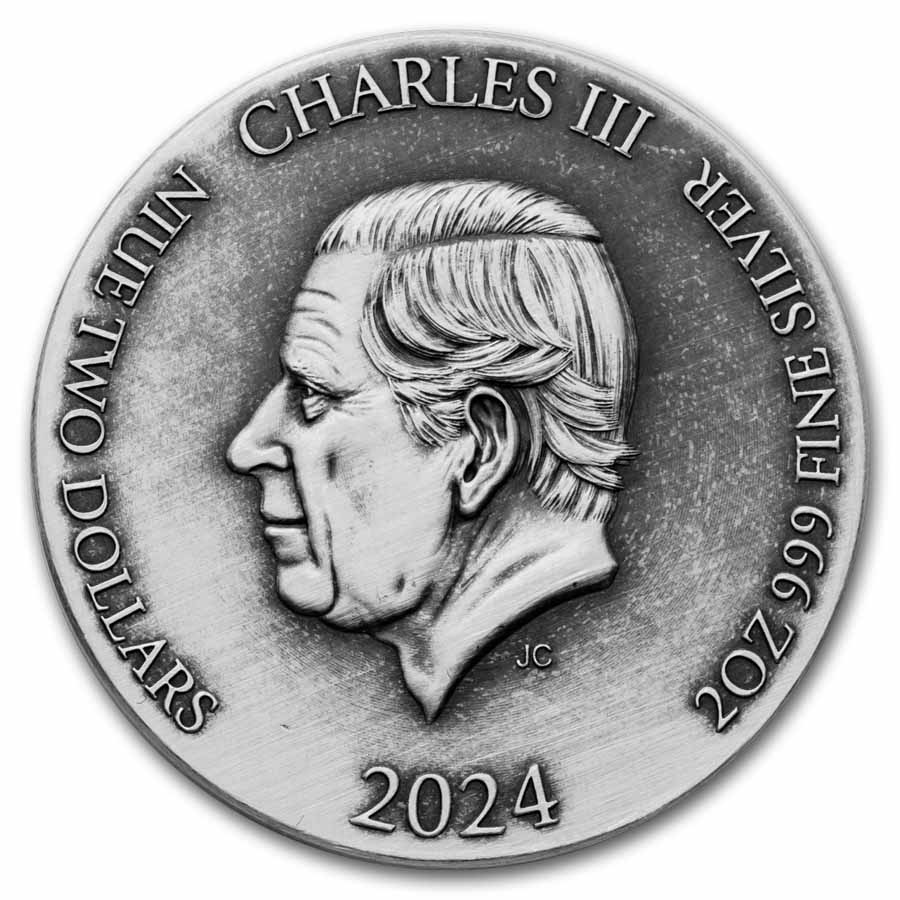 2024 2 oz Silver Coin - Biblical Series (The Last Judgement)