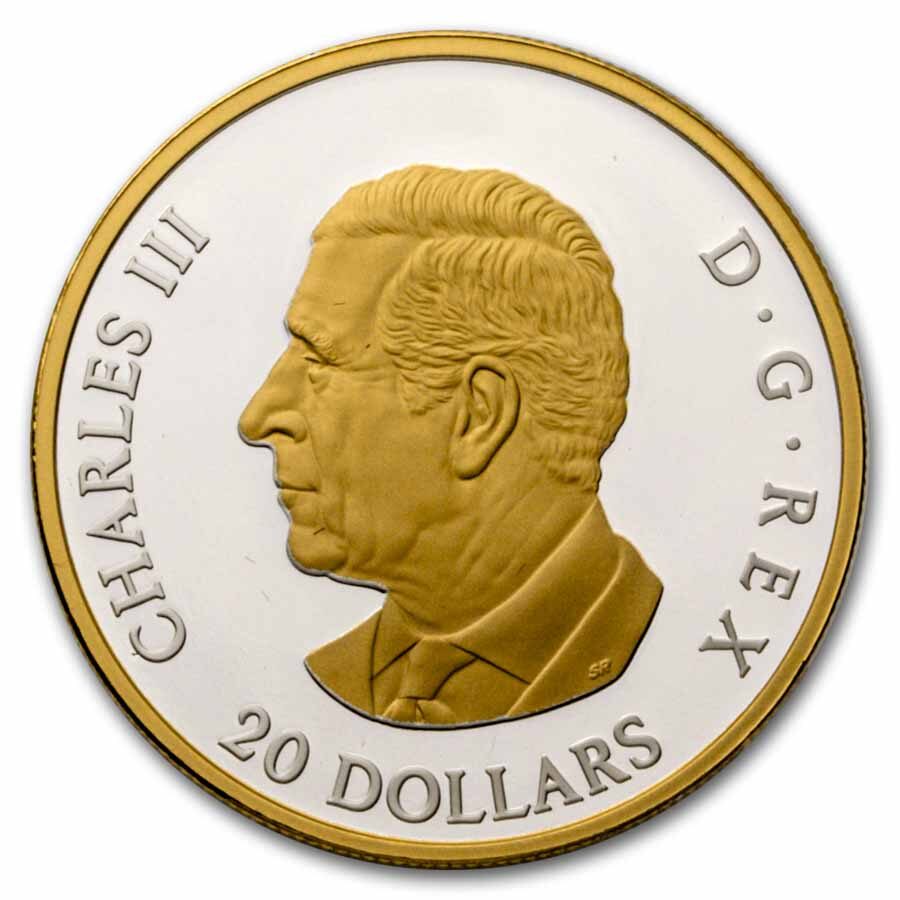 2025 Canada 1 oz Silver $20 Animal Portraits: Polar Bear