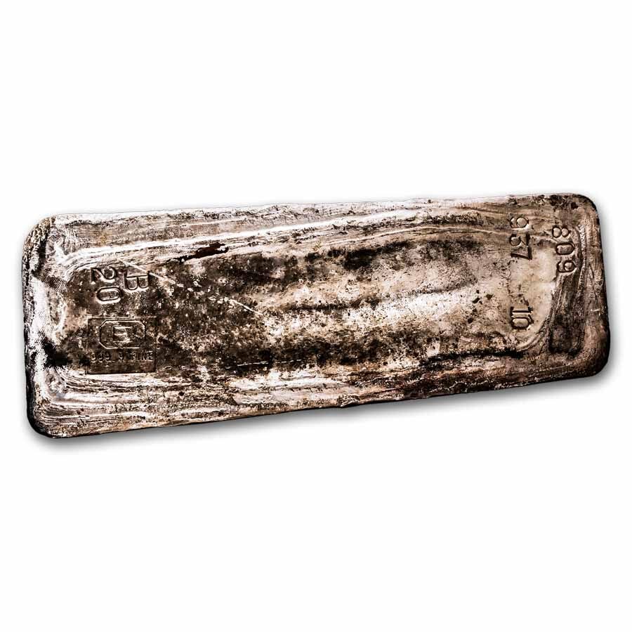 937.10 oz Silver Bar - Engelhard (Poured)