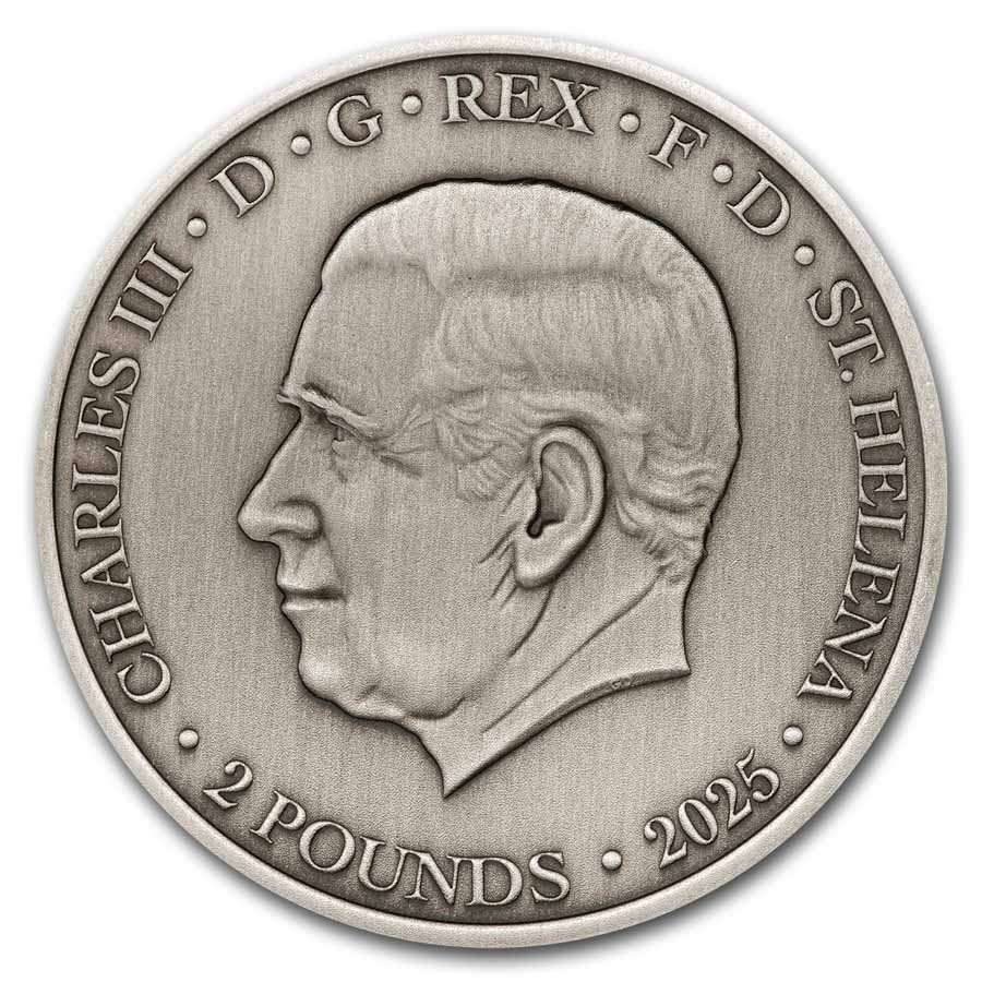 2025 St. Helena 2 oz Silver Paul Revere Midnight Ride Antique UHR