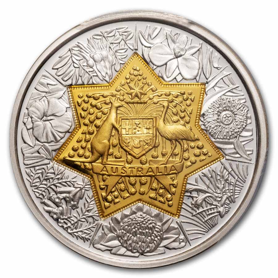 2001 AUS 21st Centenary of Federation Floral Emblems PR-69 PCGS