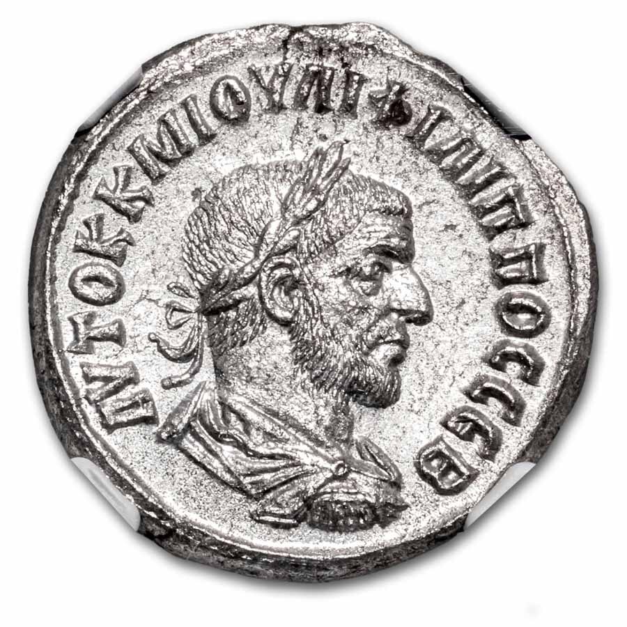 Roman Silver BI Tetradrachm Emperor Philip I (244-249 AD) MS NGC