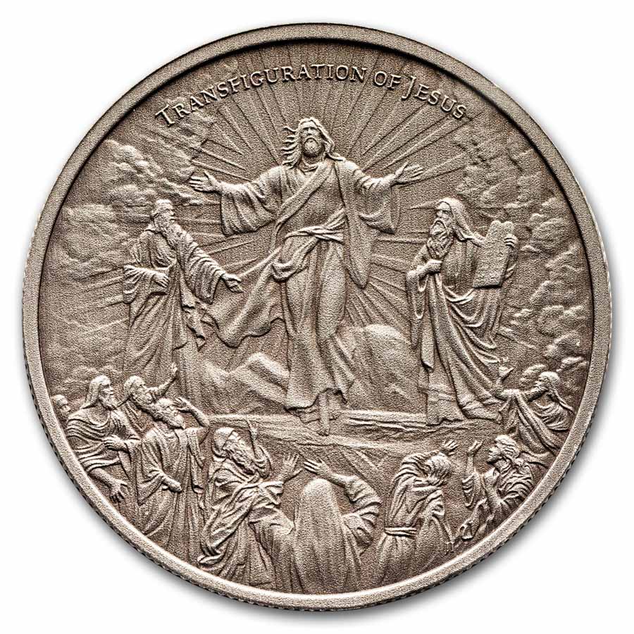 2025 Niue 1 oz Silver Antique Wonders of Christ: Transfiguration
