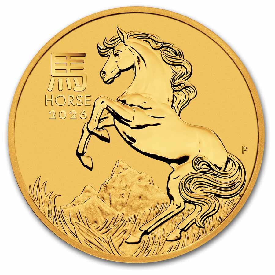 2026 AUS 1 oz Gold Lunar Year of the Horse (MD® Premier+PCGS)