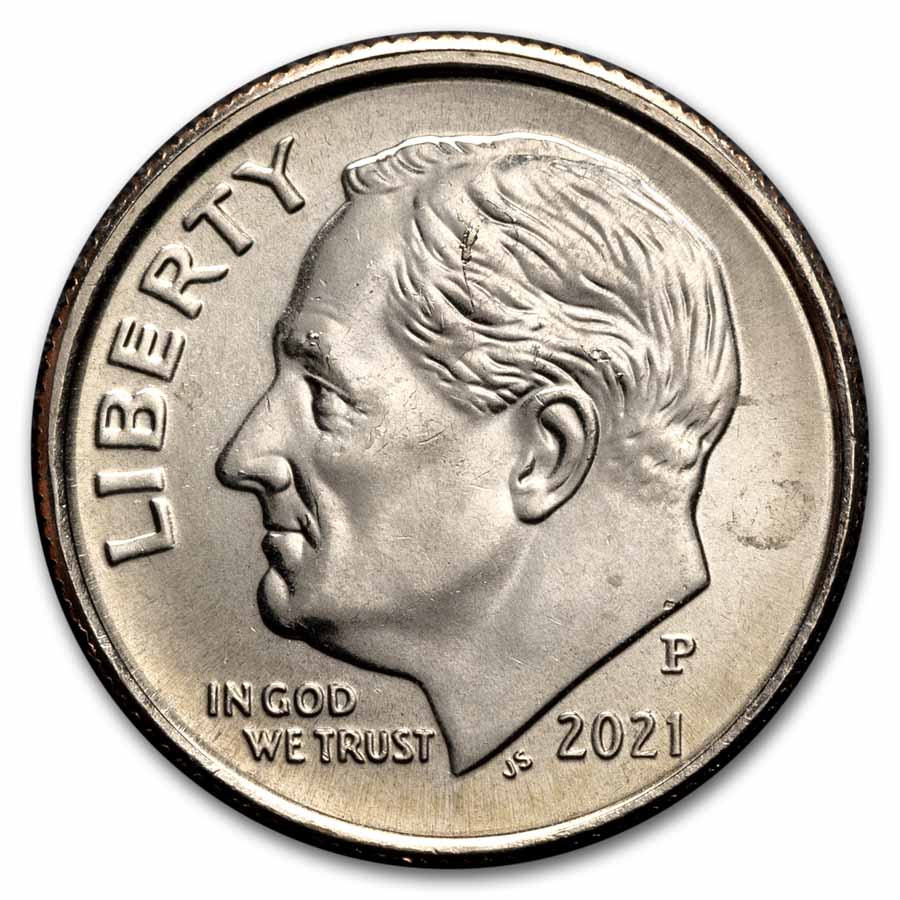 2021-P Roosevelt Dime BU