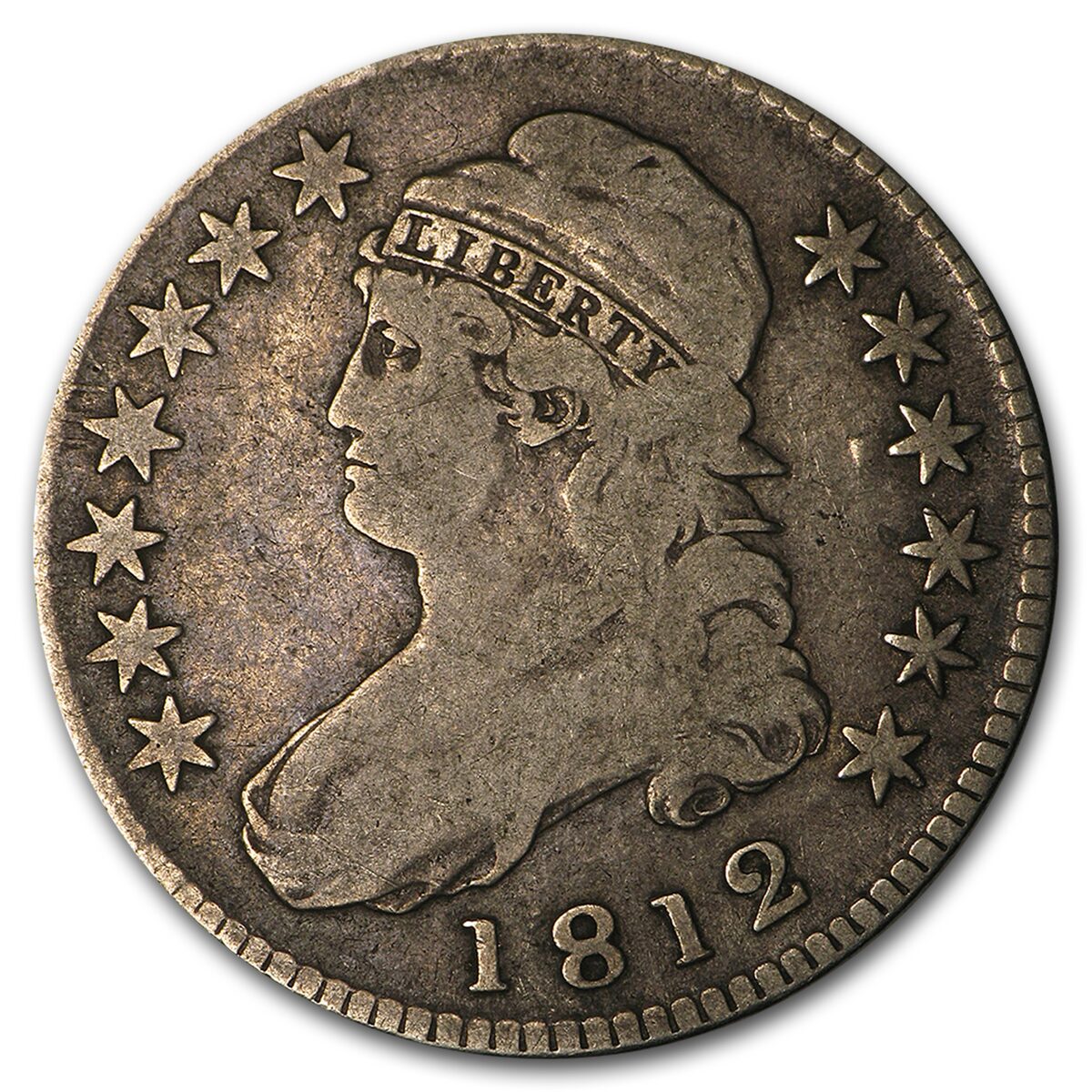 1812 Bust Half Dollar Fine