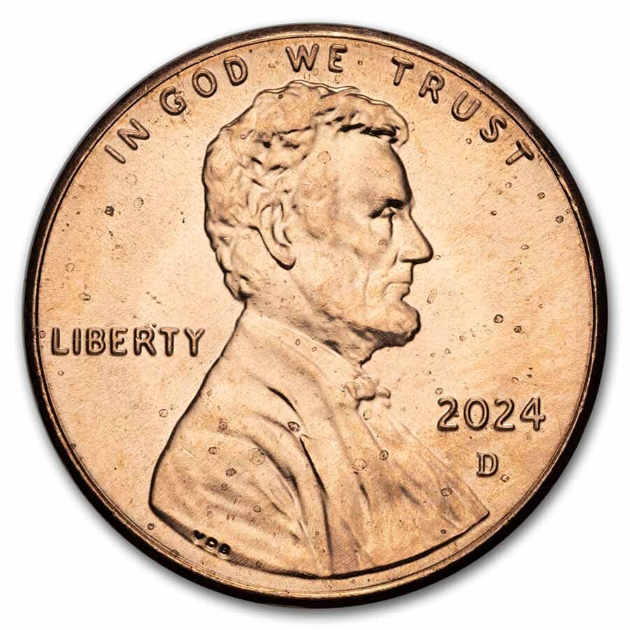 2024-D Lincoln Cent BU (Red)