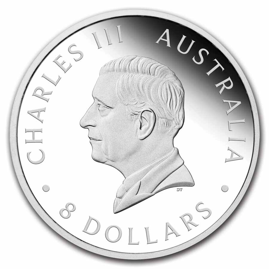 2025 Australia 5 oz Silver HR Incused Australian Kookaburra PF