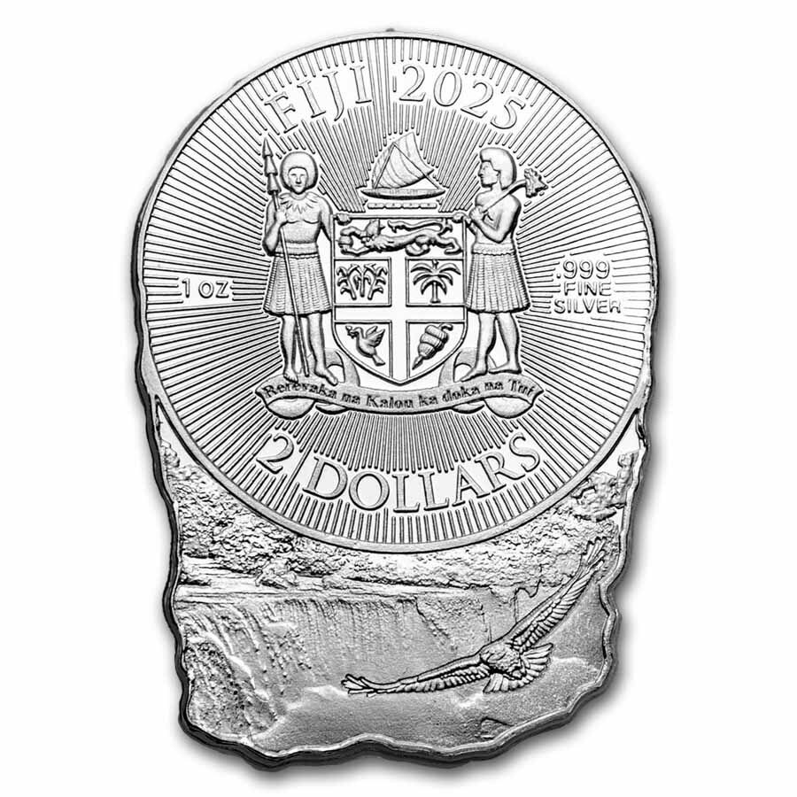 2025 Fiji 1 oz Silver Wonders of Nature Niagara Falls (Box & COA)