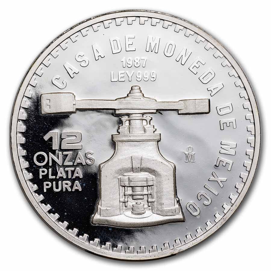 1987 Mexico Silver 12 Onzas US Constitution Proof (Coin Only)