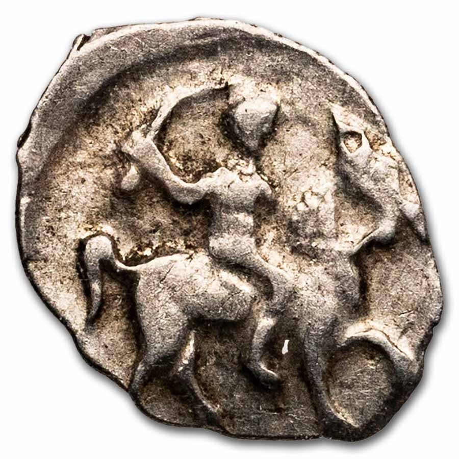 (1533-1584) Russia Denga Silver Wire Money Ivan the Terrible NGC