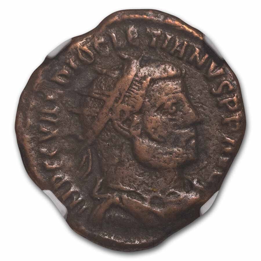Roman Empire BI Aurelia. Diocletian 284-305 AD NGC (Random Coin)