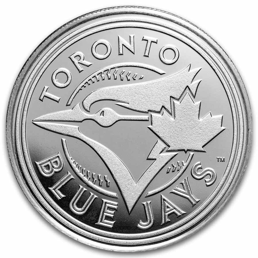 MLB Toronto Blue Jays 1 oz Silver Round (w/Box)