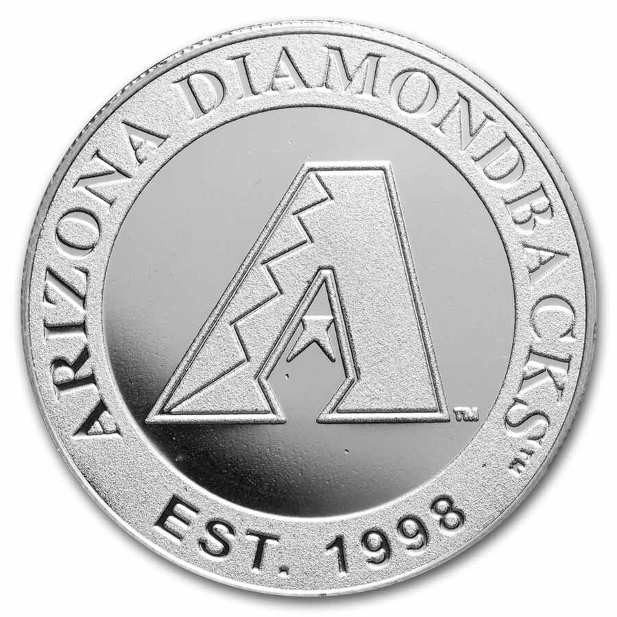 MLB Arizona Diamondbacks 1 oz Silver Round (w/Box)