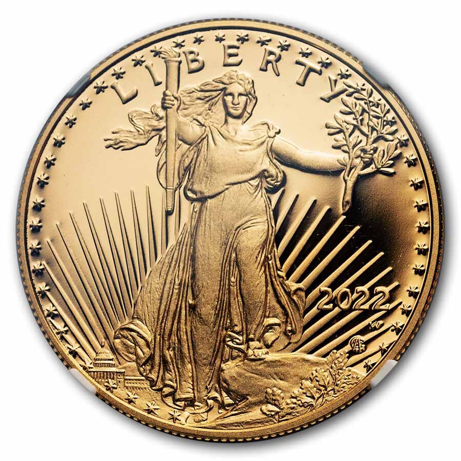 2022-W 1 oz Proof American Gold Eagle PF-70 NGC