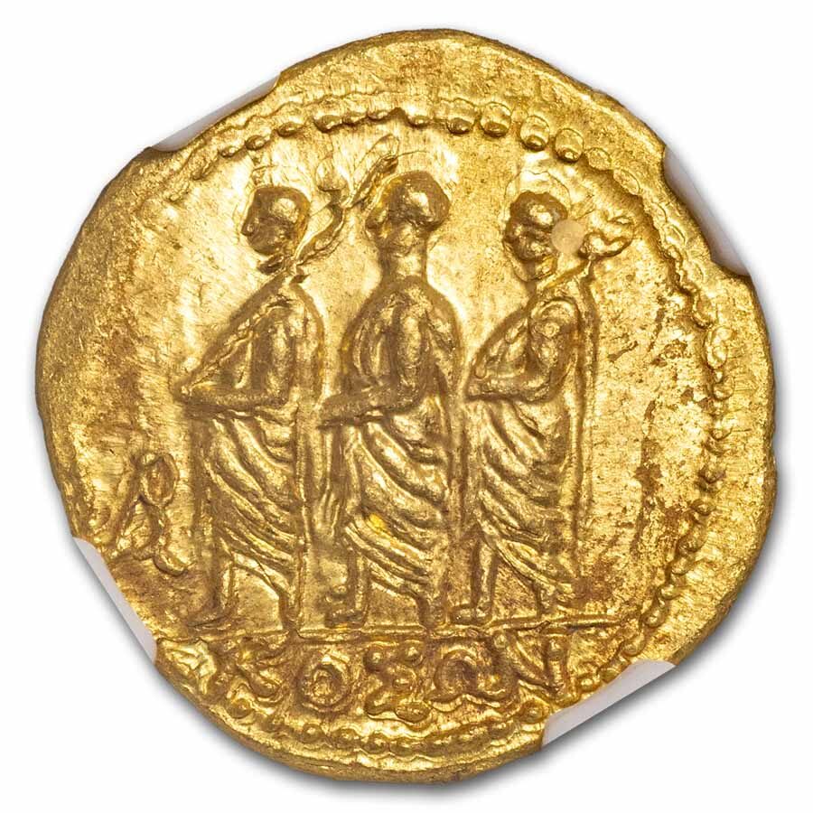 Thracian/Scythian Gold Stater Coson (after 54 BC) MS NGC 4/3