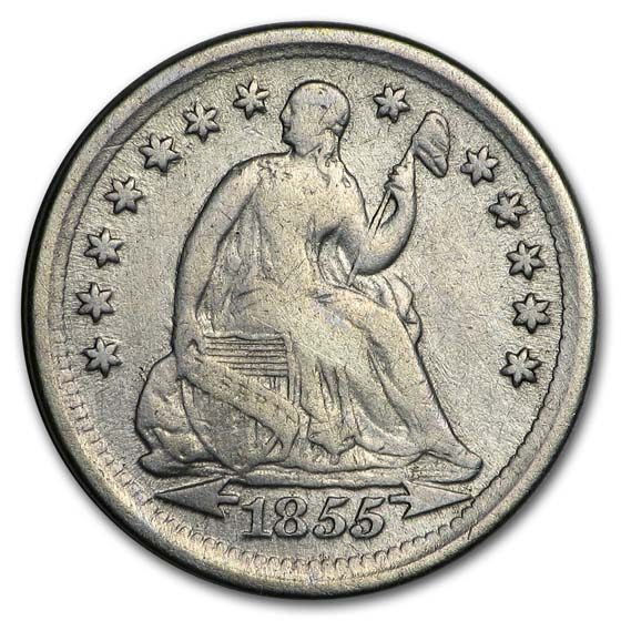 1855 Liberty Seated Half Dime Fine