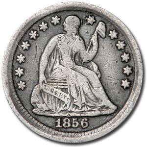 1856 Liberty Seated Half Dime Fine