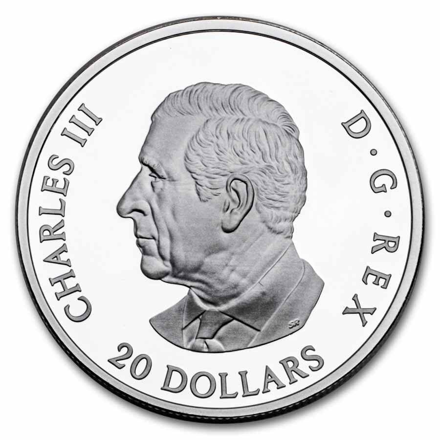 2025 Canada 1 oz Silver $20 Colorful Birds: Baltimore Oriole