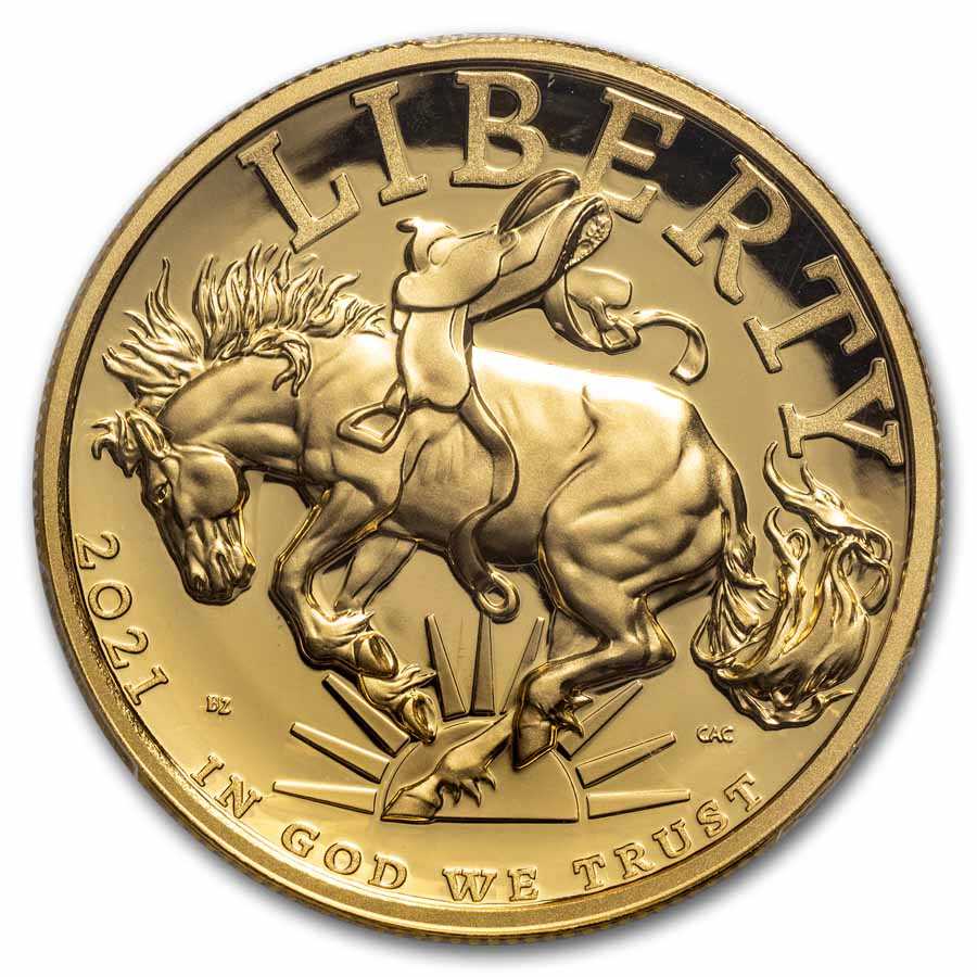 2021-W 1 oz HR American Liberty Gold PR-70 PCGS