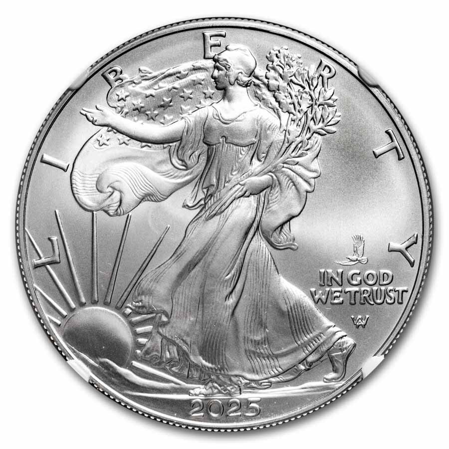 2025-(P) Silver Eagle, Eagle Privy MS-70 NGC (1st 50,000)