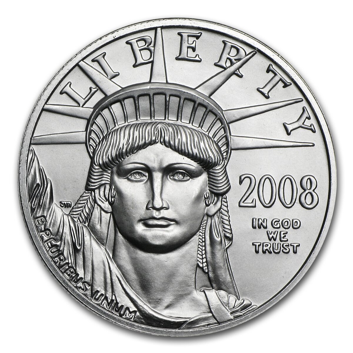 2008 1/2 oz American Platinum Eagle BU