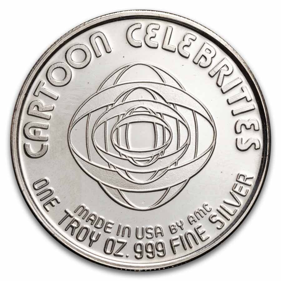 1 oz Silver Round - Cartoon Celebrities (Green Arrow)